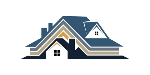 home invest logo. rent home logo design inspiration.