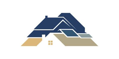 roof home logo design inspiration