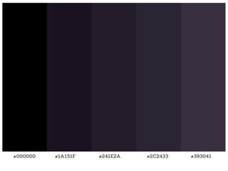 Fototapeta premium Contemporary gradient palette suitable for interior spaces fashion and web design