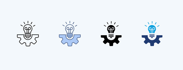 Financial Idea Multiple Icon Illustration Vector
