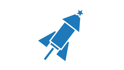 Business Growth Concept with Upward Rocket Icon for Marketing Strategies