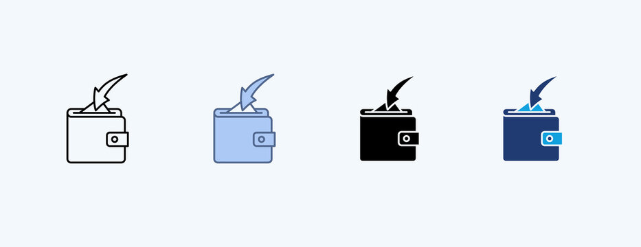 Income Multiple Icon Illustration Vector