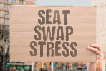"Seat Swap Stress" Why seat assignments and last-minute changes affect comfort in transit. SEATS. COMFORT. ASSIGNMENTS. CABIN. STRESS.