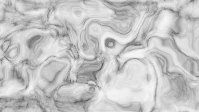 Black and white marble smoke abstract surface with grey silver ink cloud fluid monochrome texture elegant stone noise distortion background.