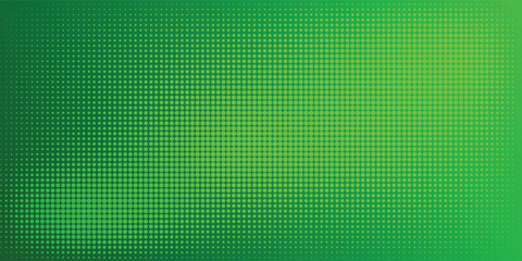 Bright Green Halftone Dot Pattern Background For Tech Design And Advertising eps10