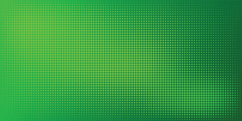 Bright Green Halftone Dot Pattern Background For Tech Design And Advertising