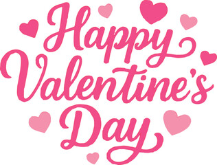 Cursive Pink Valentine