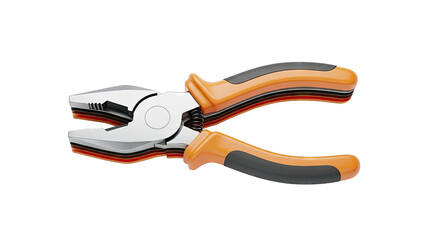 Obraz premium Combination Pliers with Orange and Black Grips