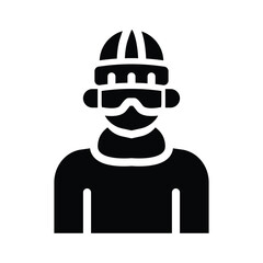  robber glyph icon illustration vector graphic.eps