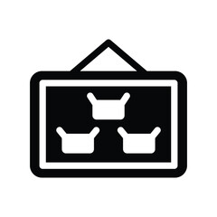  pinboard glyph icon illustration vector graphic.eps