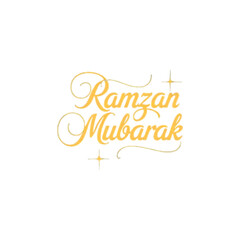 ramzan mubarak typography 