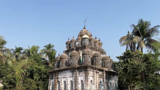 Famous temple at Narajole Palace in Midnapore India