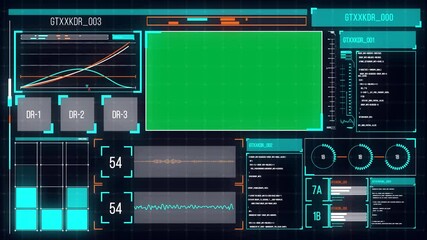 Animation of sound and music data processing and recording on digital interface - Powered by Adobe