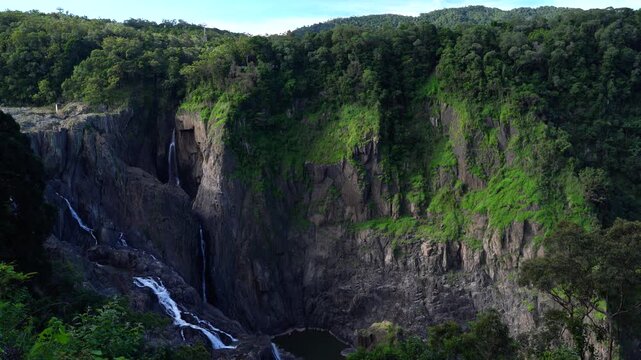 Barron Falls or Din Din Waterfall in Barron Gorge National Park, Kuranda, Queensland, Australia.