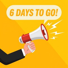 Announcement of upcoming event in six days