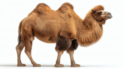 Bactrian Camel Standing Portrait