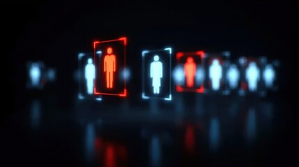 Artificial intelligence based hiring system visualizing talent acquisition from digital resume networks