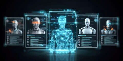 Artificial intelligence hiring platform processing digital resume information to transform human resources management