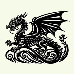 black dragon tattoo