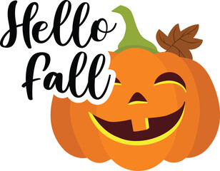 Hello Fall SVG
