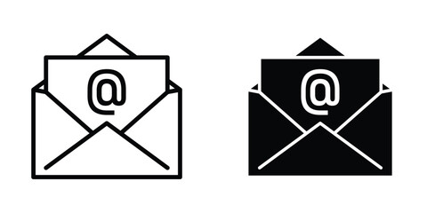 Email icons multiple style collection. icon in vector. Logotype