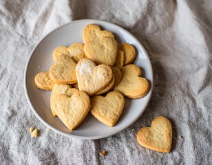 Heart-Shaped Cookies &mdash; Valentine Studio Romance