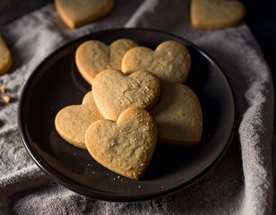 Heart-Shaped Cookies &mdash; Valentine Studio Romance