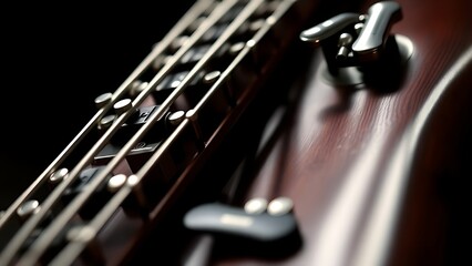 bassoon. A dark wood bassoon with silver keys, showcasing its elegant curves in a close-up view. tutorial guides, club newsletters, designed for sports & leisure club marketing.
