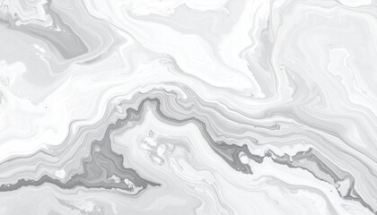 Abstract White Marble Texture with Swirling Veins and Elegant Patterns.