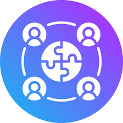 Cooperation  icon for strategic planning, website, application, printing, document, poster design, etc