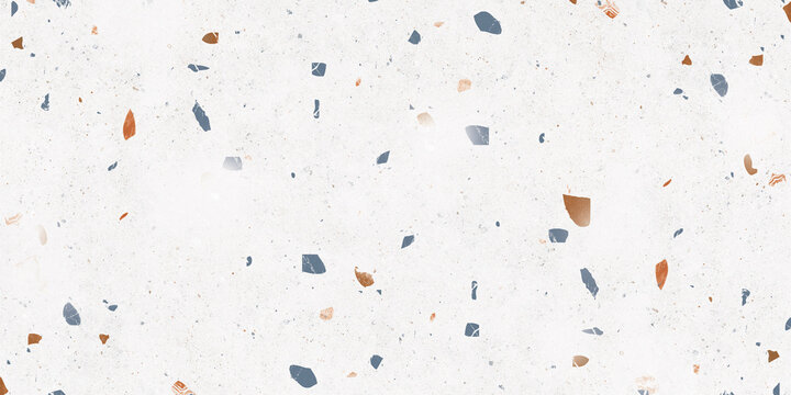 Colourful terrazzo pattern surface of terrazzo floor texture abstract background , top view