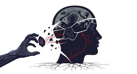 Brainstorming and creative thinking concept.