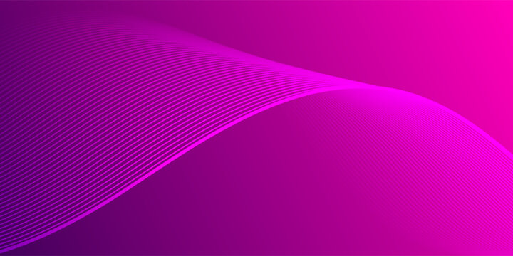 gradient purple and pink background. Minimal abstract long banner template for social media. dynamic wavy lines background.