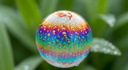rainbow bubble