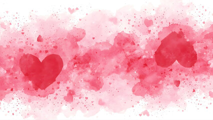 Soft pink watercolor splash background 