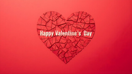 Broken heart Happy valentines day