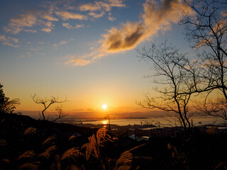 神戸渦森台展望公演からの夜明け