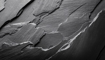 Dark Slate Stone Texture.