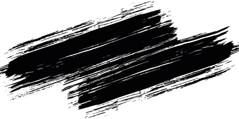 Diagonal black ink brush strokes on white background creating a textured grunge effect. The strokes are varied in width and density.