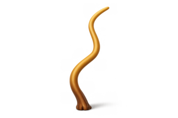 Elegant sea whip coral illustration for marine biology and nature design concepts