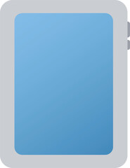 タブレット端末のフラットイラスト
