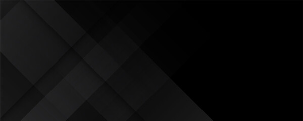Black abstract geometric background