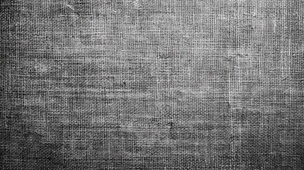 Distressed grey linen overlay texture featuring a grunge fabric background suitable for various design projects