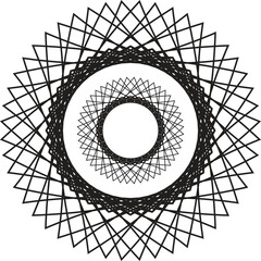  Colorful Circle Mandala design art vector 