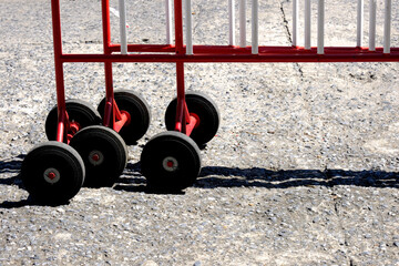tire track in the snow