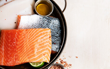 Assorted seafood. Mediterannean food concept.