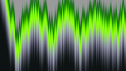 Green and Silver Gradient Wave Abstract Background Elegant Flow