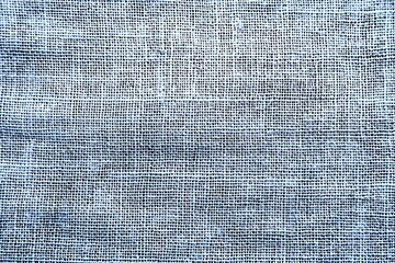 Woven fabric texture, gray background, light blue grid pattern
