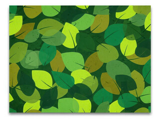 Vibrant leaf pattern