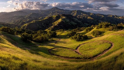 Mountain Valley Panorama